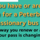 peterborough bus poster